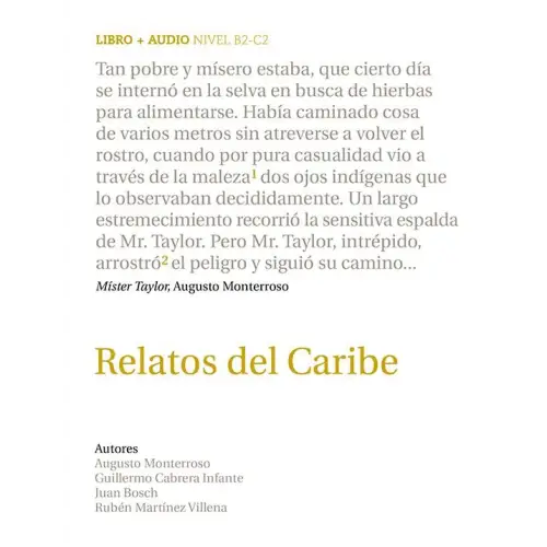 Audiolibro relatos del caribe (nivel b2-c2) libro + audio-cd - audiolibro relatos del caribe (nivel b2-c2) libro